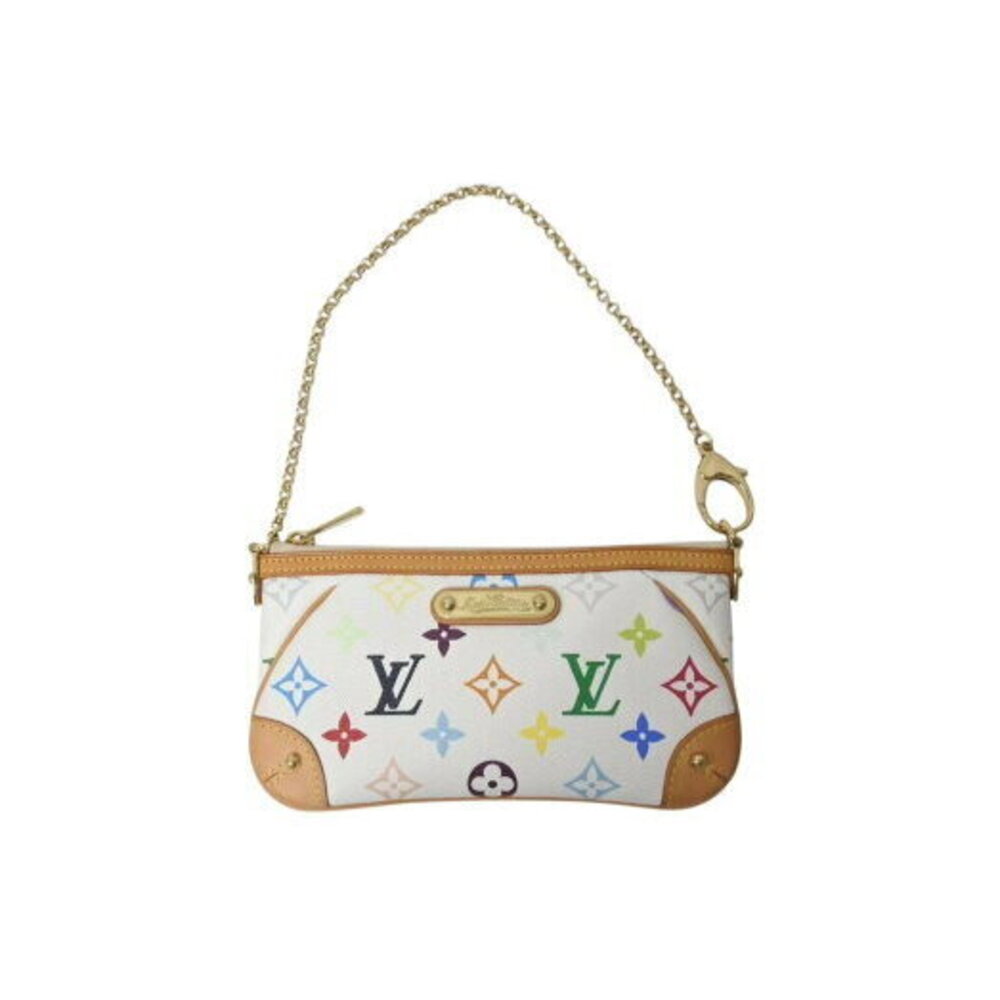 Louis Vuitton Milla accessory pouch Monogram Multicolore Multicolor White